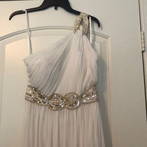 Greek goddess prom gown
